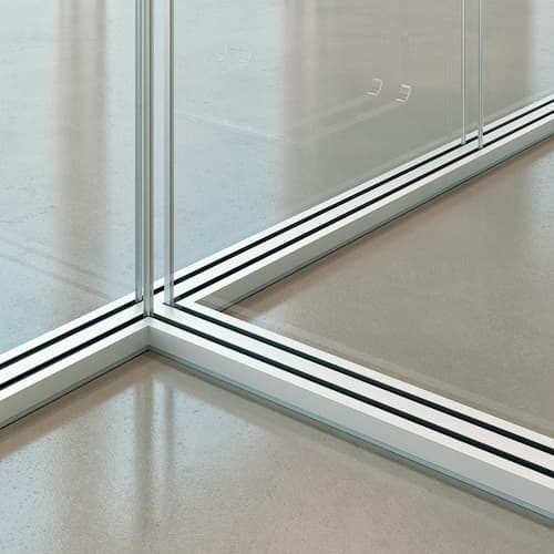 پارتیشن اداری دوجداره